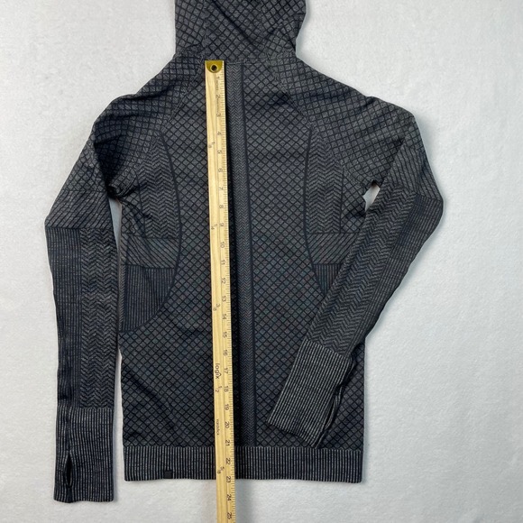 Lululemon Hooded Knit Pullover Thumbholes Slim Fit - Picture 8 of 8